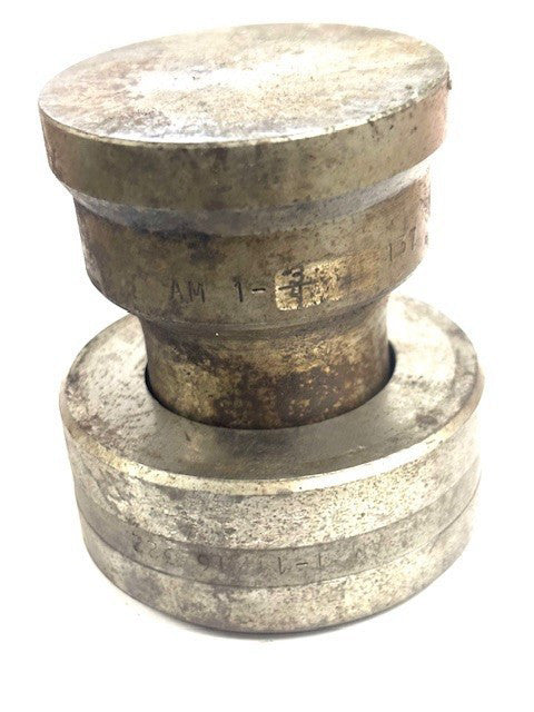 AMERICAN PUNCH 1-3/4 137 PUNCH AND 1-11/16 322 DIE SET