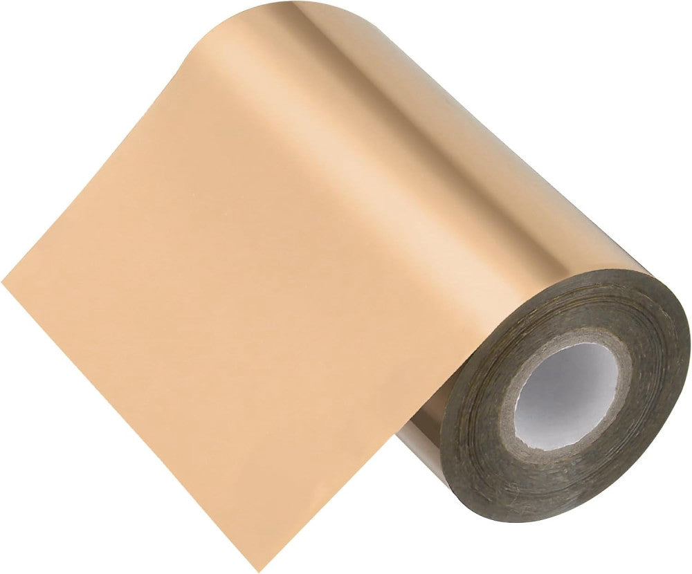 5"X400Ft Hot Stamping Foil Paper, Heat Transfer Hot Stamping Paper Foil Roll for