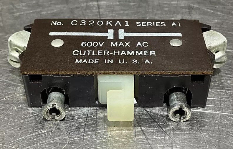 Cutler-Hammer Auxiliary Contact C320KA1 NOS Surplus