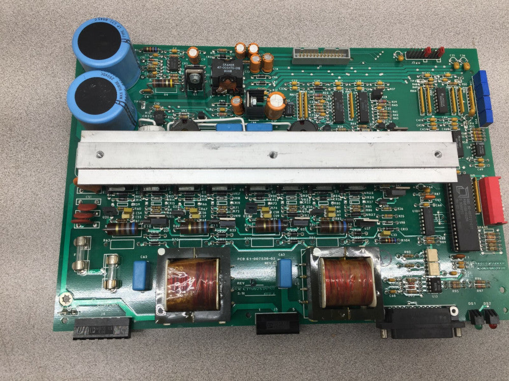 USED PARKER COMPUMOTOR CIRCUIT BOARD PCB 61-007536-02 / PCA 71-007537-02