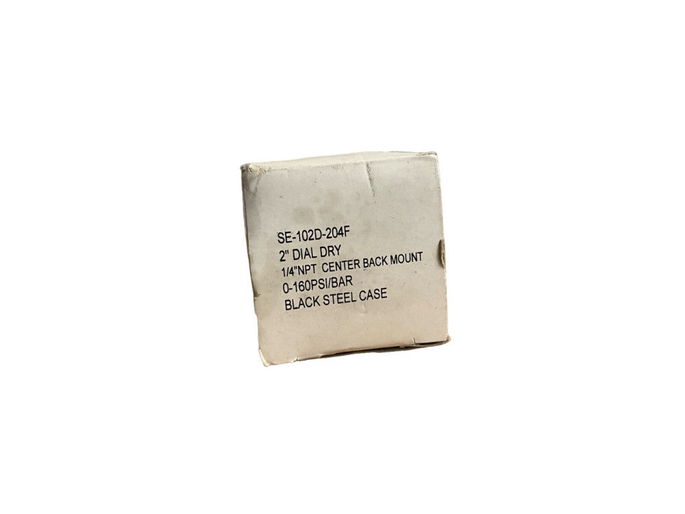 NIB PIC GAUGES SE-102D-204F, 2'', 1/4NPT CBM, 0-160PSI/KPA/BAR, SE102D204F