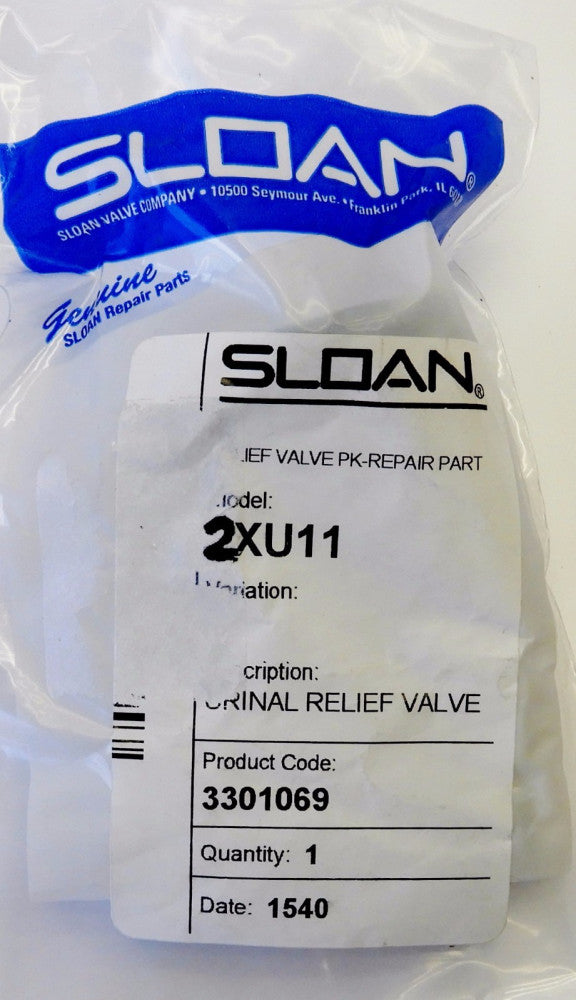 Lot of 4 Sloan 2XU11 Urinal Relief Valve Black Regal New *