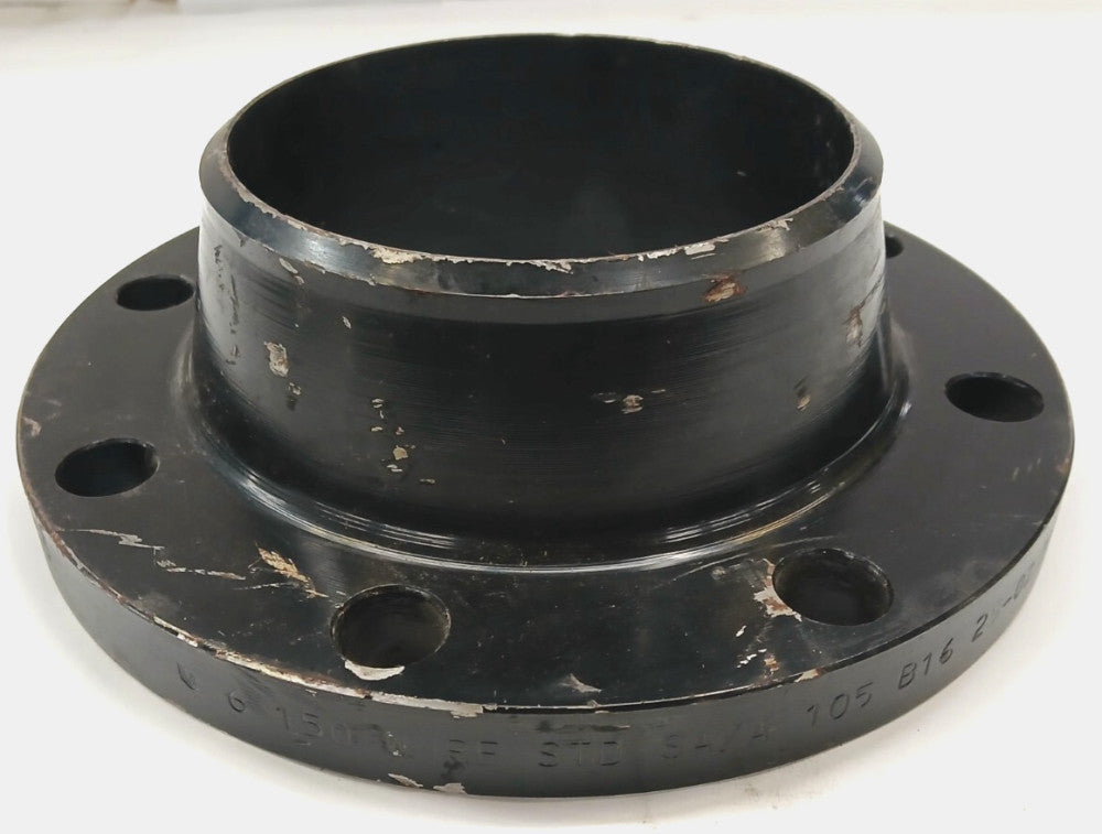 PIPE FLANGE 6" 150 WNRF STD 105 B16 25-62 INDIA CARBON STEEL ASTM A105
