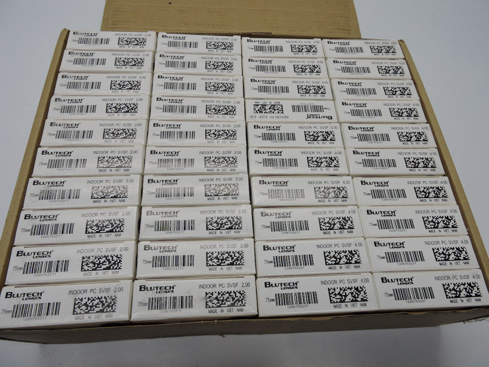 (40) BluTech Indoor PC SVSF 2.00 75mm Optical Lenses - Hard Coat, ULTRA, Semi-Fi