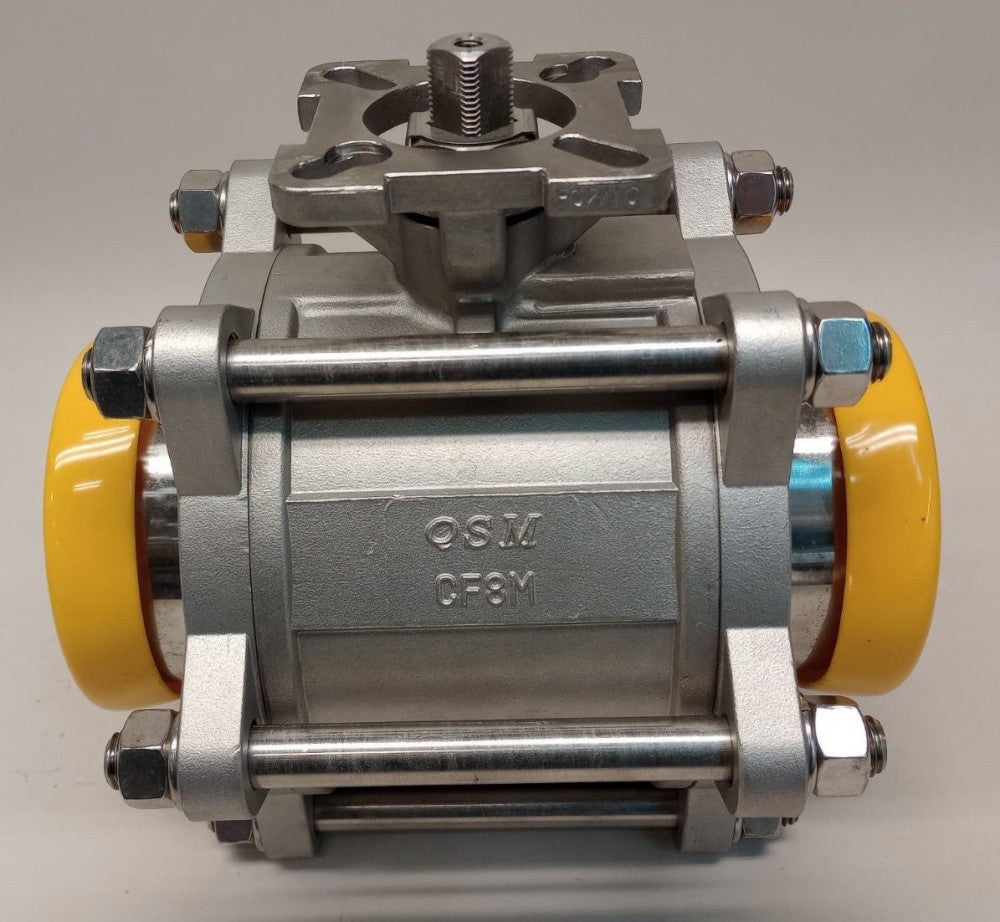 QSM Tru-Flo CV S20 E06118 Stainless Steel Ball Valve 4" TriClamp 1000 WOG CF8M