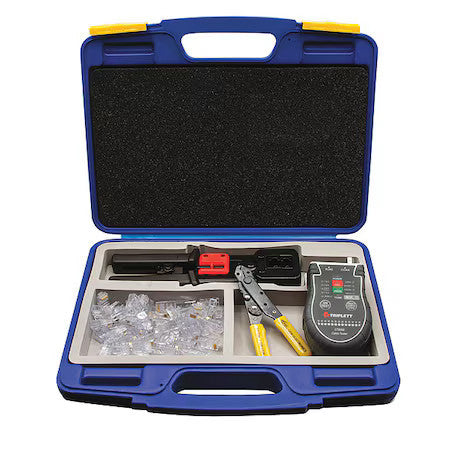 Triplett Hs-Tk 12-1/2" Crimper And Connector Kit 24 To 22 Awg