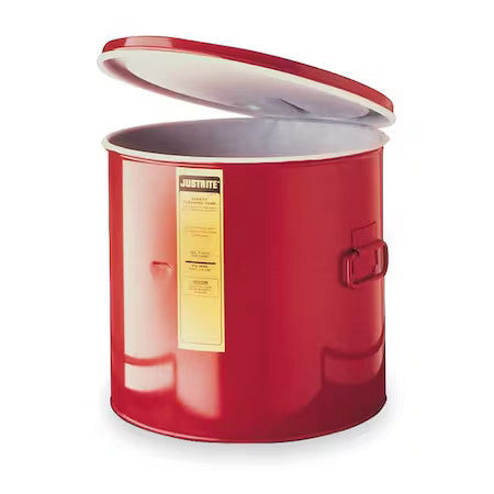Justrite 27712 Wash Tank Can,Basket,Benchtop,2 Gal.