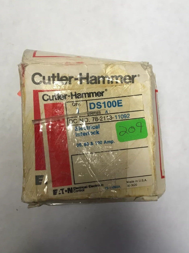 Cutler Hammer DS100E Interlock Switch New