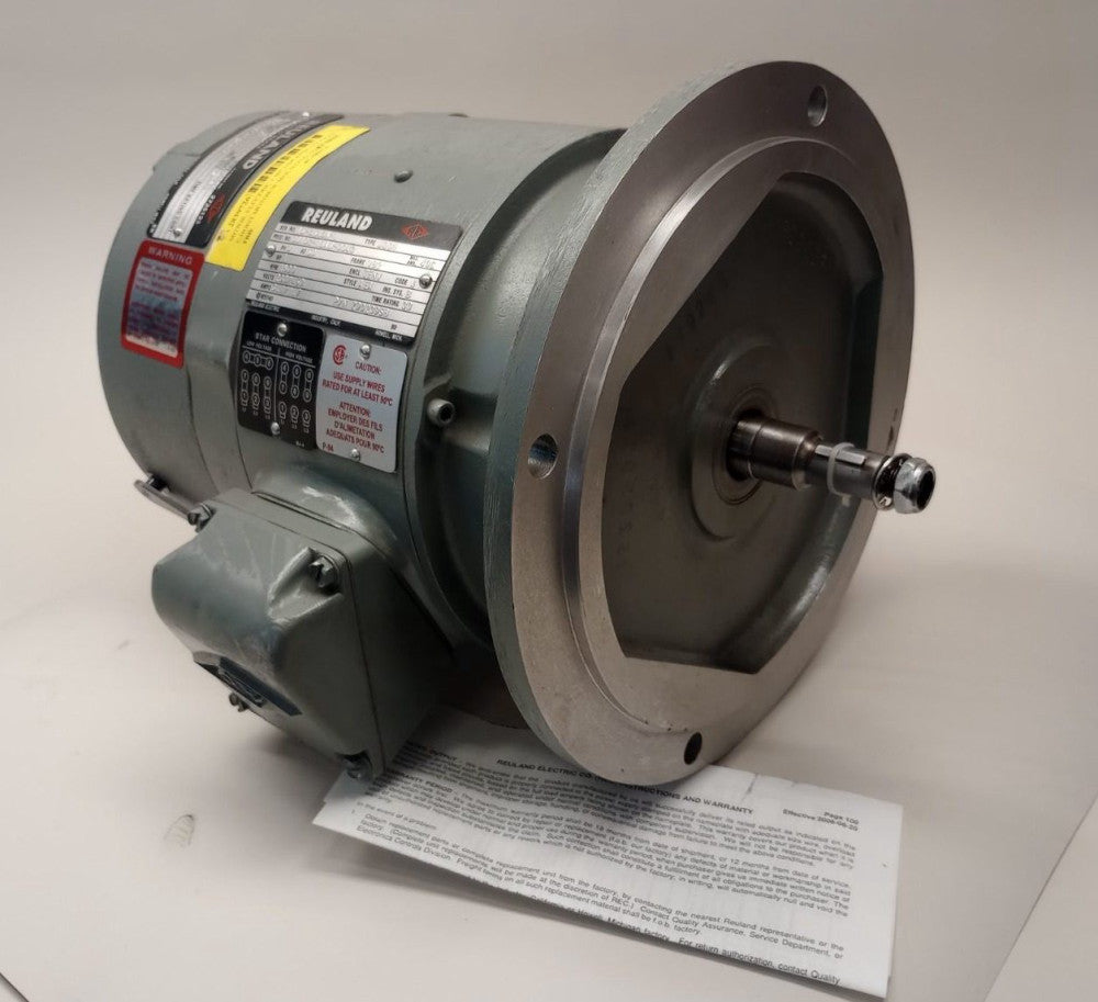 Reuland 0010C-1BAB-0043 Electric Motor 1hp 1800rpm 230/460V Brake 0ADA-B16N20-00