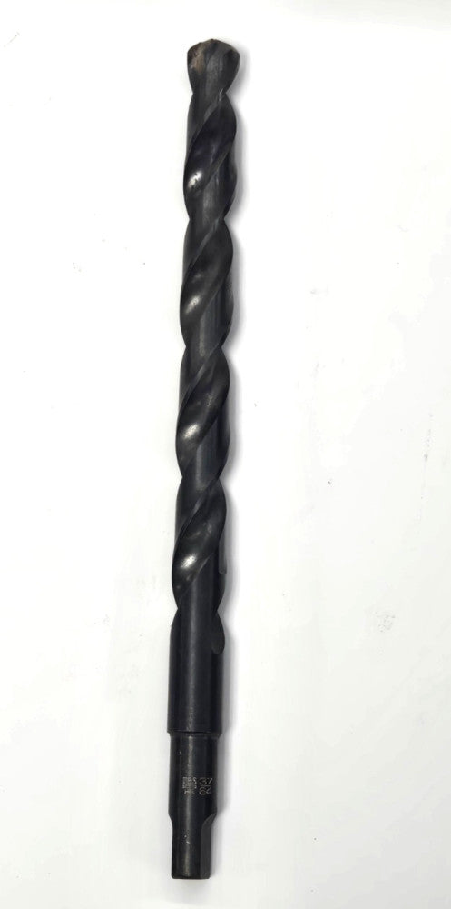 JBS DRILL BIT 37/64" BLACK OXIDE 2 FLUTES STEEL HSS 8-7/8" OAL 5-3/4" UL