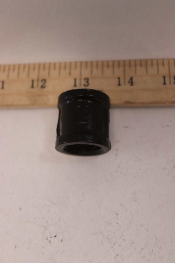 TZH Threaded Coupling Black Painted Cast Iron 1/2" Female
