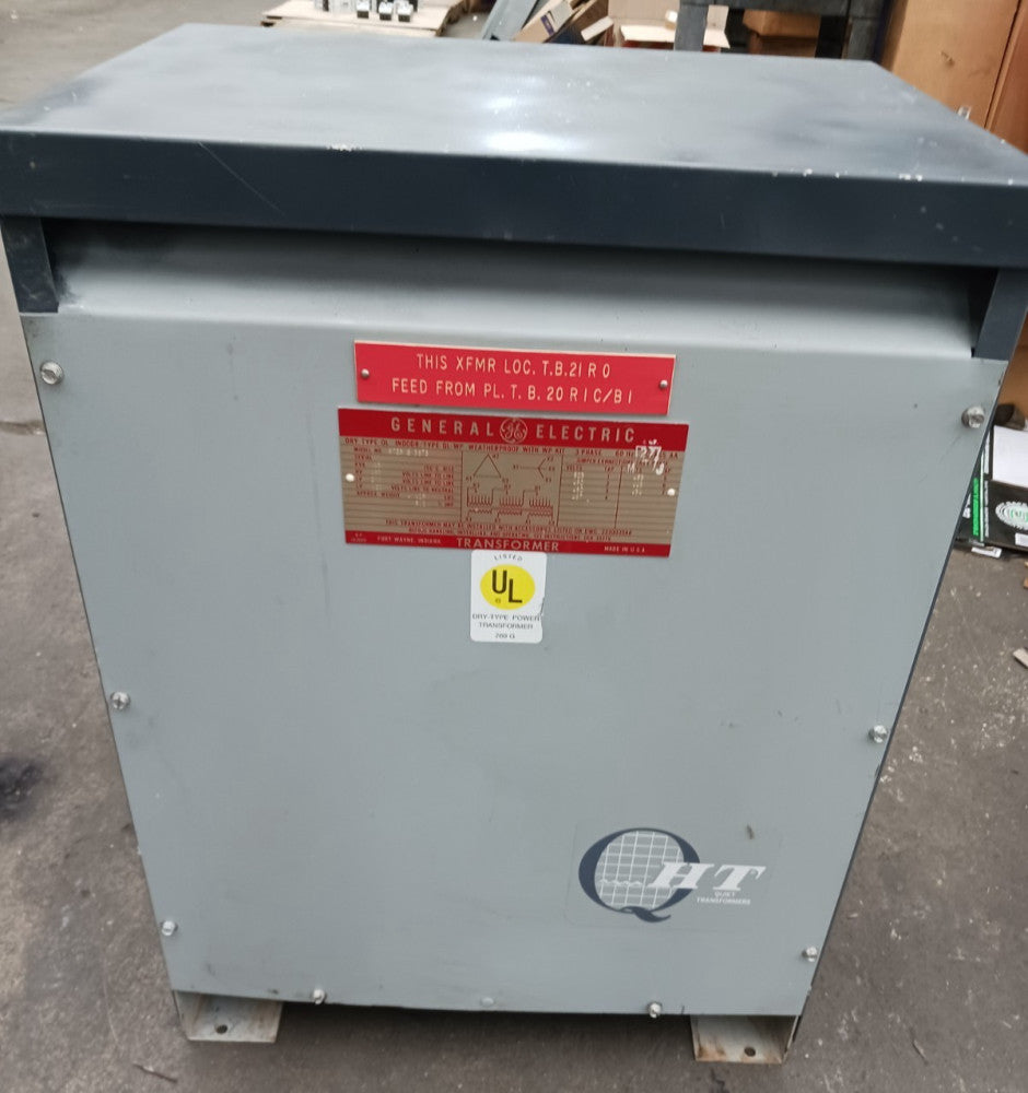 Ge 45 KVA Transformer 9T23B3873 480 HV Delta 208y/120 LV Wye