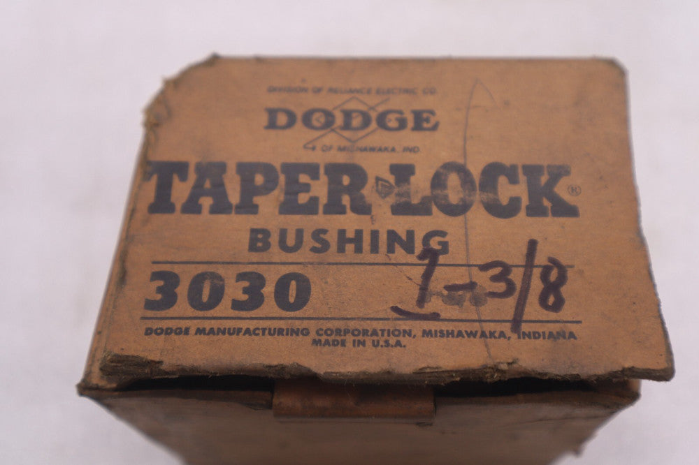 DODGE TAPERLOCK BUSHING 3030 1 3/8 STOCK #B-926