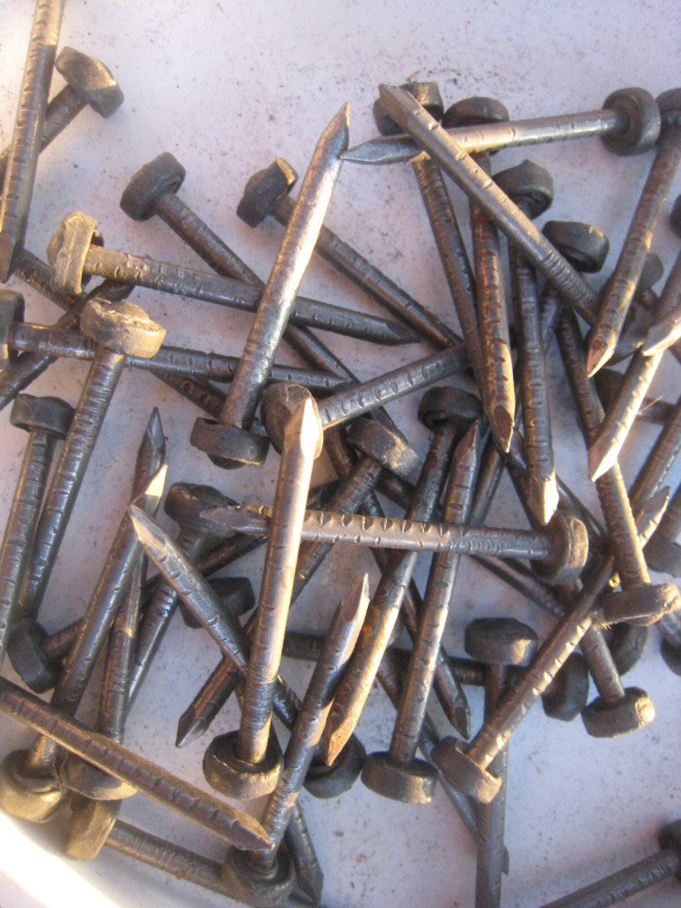 1 POUND BAG VINTAGE LEAD HEAD BARBED SHANK 1-3/4" ROOFING NAILS Appx 83 per LB