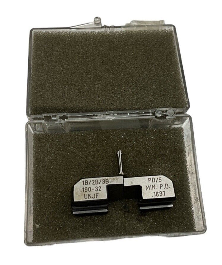 JOHNSON GAGE .190-32 UNF .1697 PD/5 Thread Gage / Comparator Segments