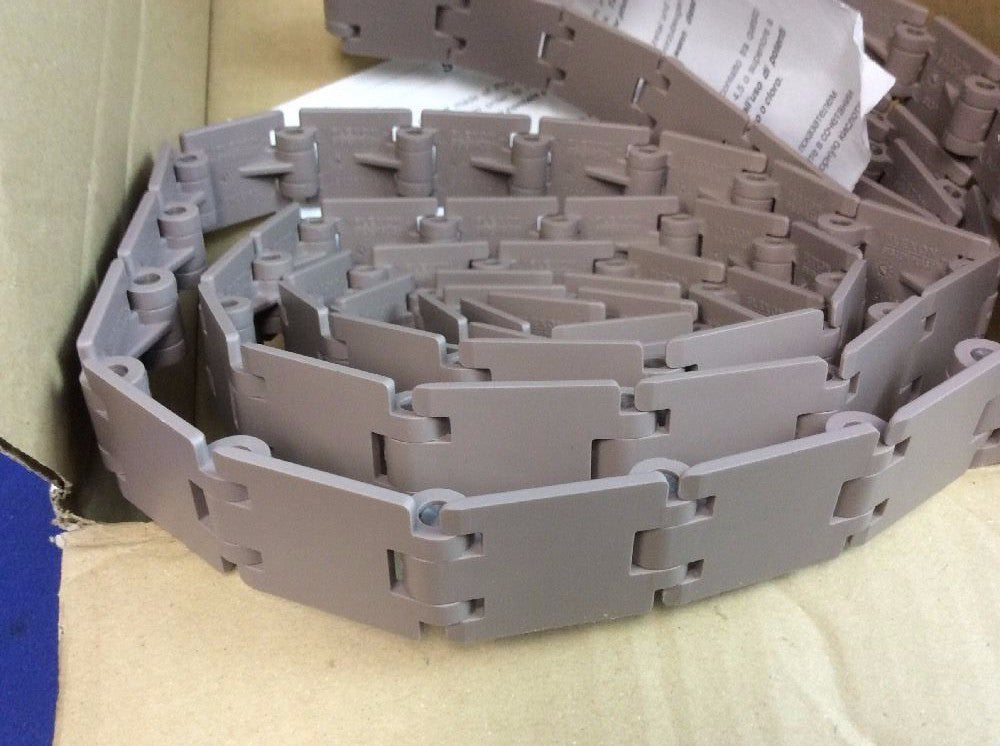 FLEXON SK 38.50/32 LF LOW FRICTION PLASTIC FLAT TOP CHAIN 32mm Wide X 10'Long