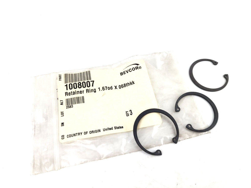 3pcs Cornelius Retainer Ring 1008007 1.67od x 068thkk FCB OC2