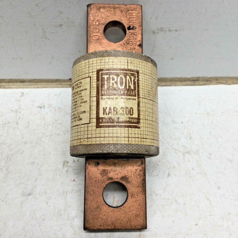 BUSS BUSSMANN TRON KAB 300 Rectifier Fuse 300 AMP 250V