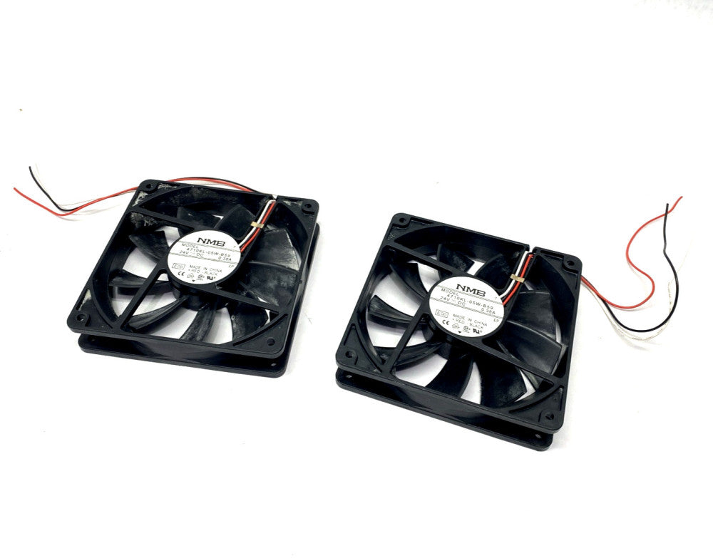 NMB 4710KL-05W-B59 DC Axial Fan 24VDC 0.38A LOT OF 2
