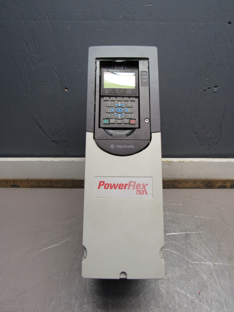 ALLEN BRADLEY POWERFLEX-753 20F11ND5P0AA0NNNNN SER-A 480V 3HP XLNT USED TAKEOUT