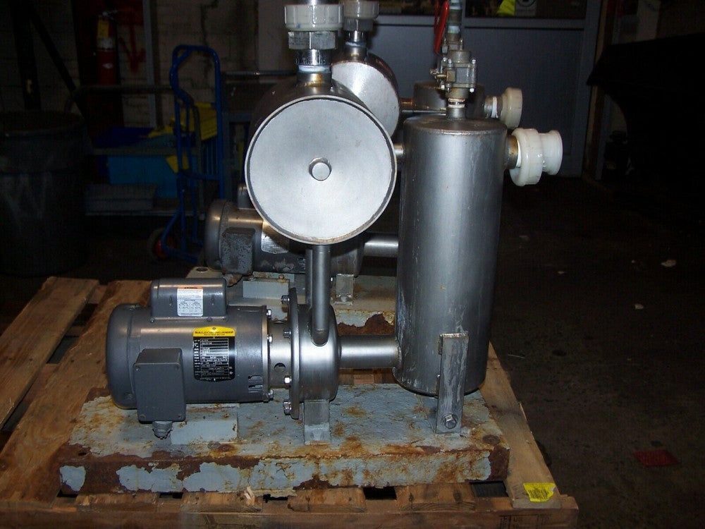 CORCORAN 1 HP STAINLESS STEEL SELF PRIMING PUMP 115/230 VAC 1 PHASE 1725 RPM 56C
