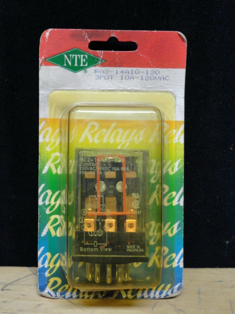 NTE ELECTRONICS - RELAY - PART NUMBER RO2-14A10-120 - NEW IN THE PACKAGING