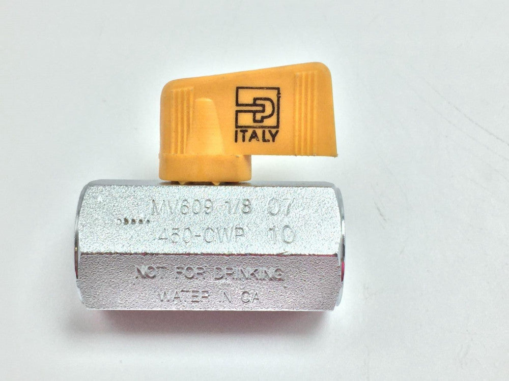 NEW Parker MV609-2 Ball Valve 1/8 NPT Plated Brass