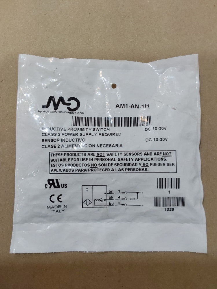 Automation Direct AM1-AN-1H, Inductive Proximity Switch, In Factory Sealed Bag