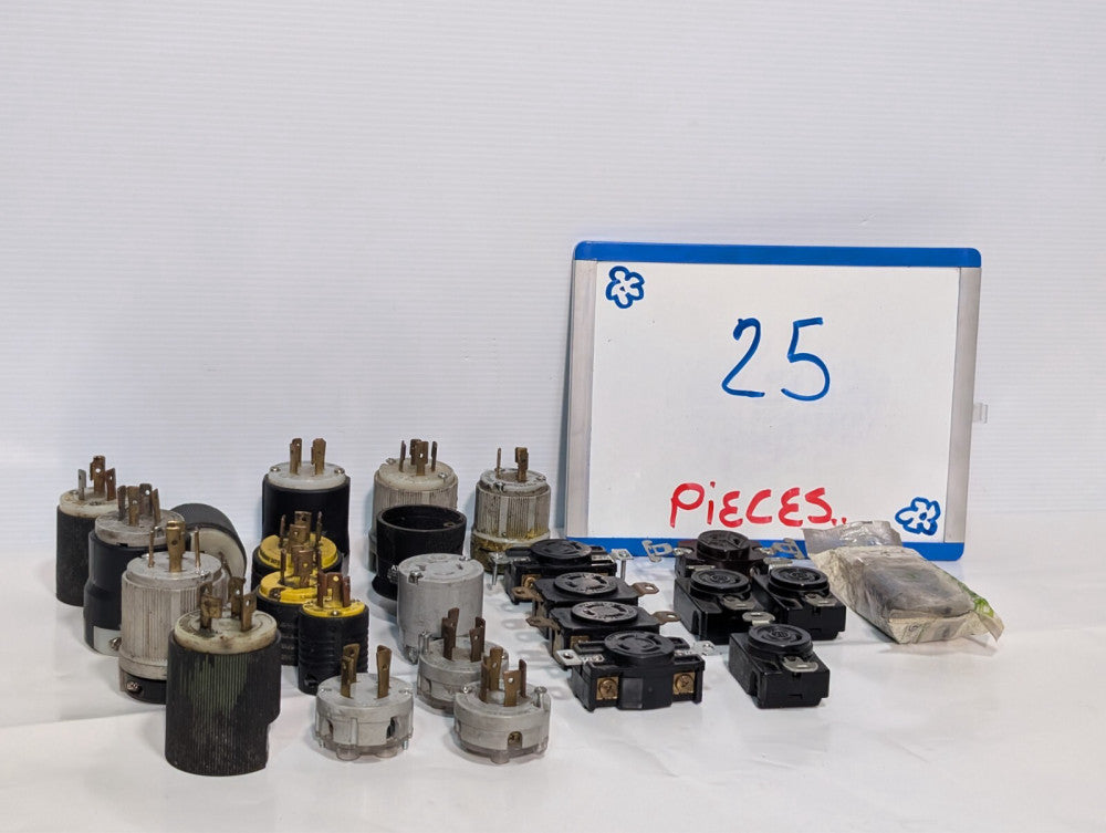 (25) Electrical Plugs Incl. NEMA L-18-20-R