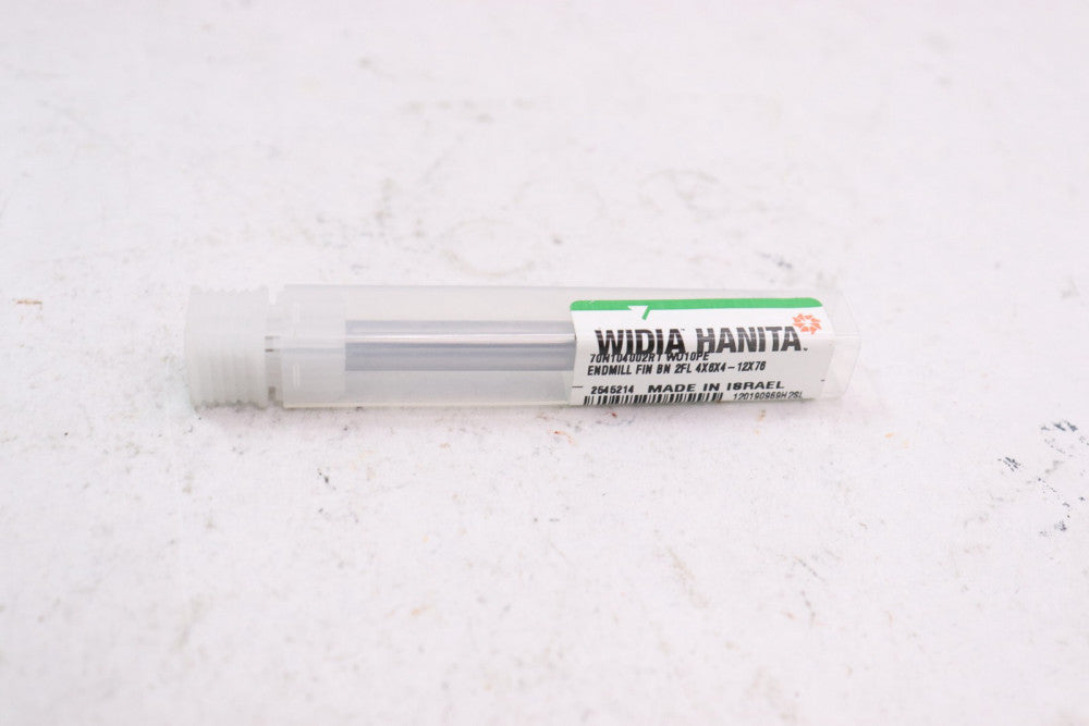 Widia Hanita Solid Carbide End Mills FIN BN 2FL 70N104002RT 4 x 6 x 4-12 x 76