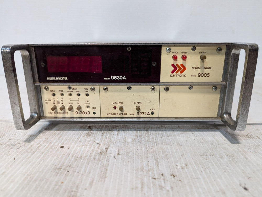 Daytronic 9005 Mainframe W/Modules 9530A, 9130x3, 9271A+Returns