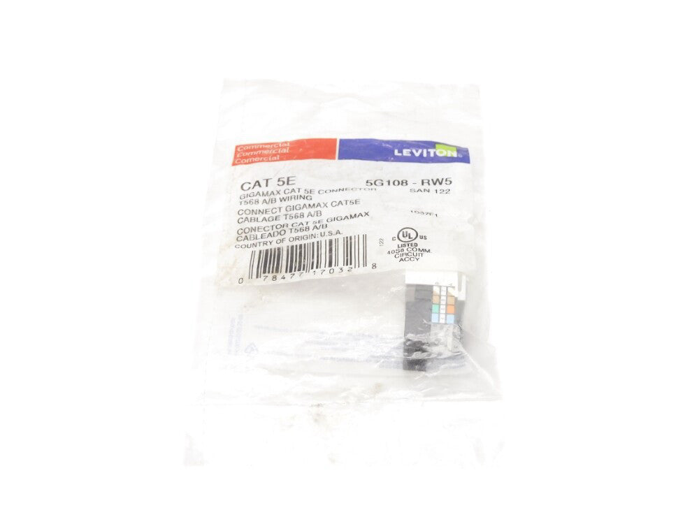 LEVITON 5G108-RW5 5E NSMP