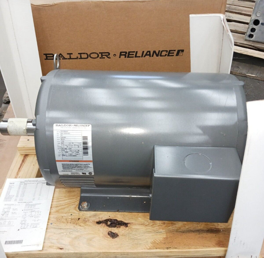 NEW BALDOR ABB 15 HP AC MOTOR EHFM2523T 254T 230/460 VAC 1765 RPM OPSB 3 PHASE