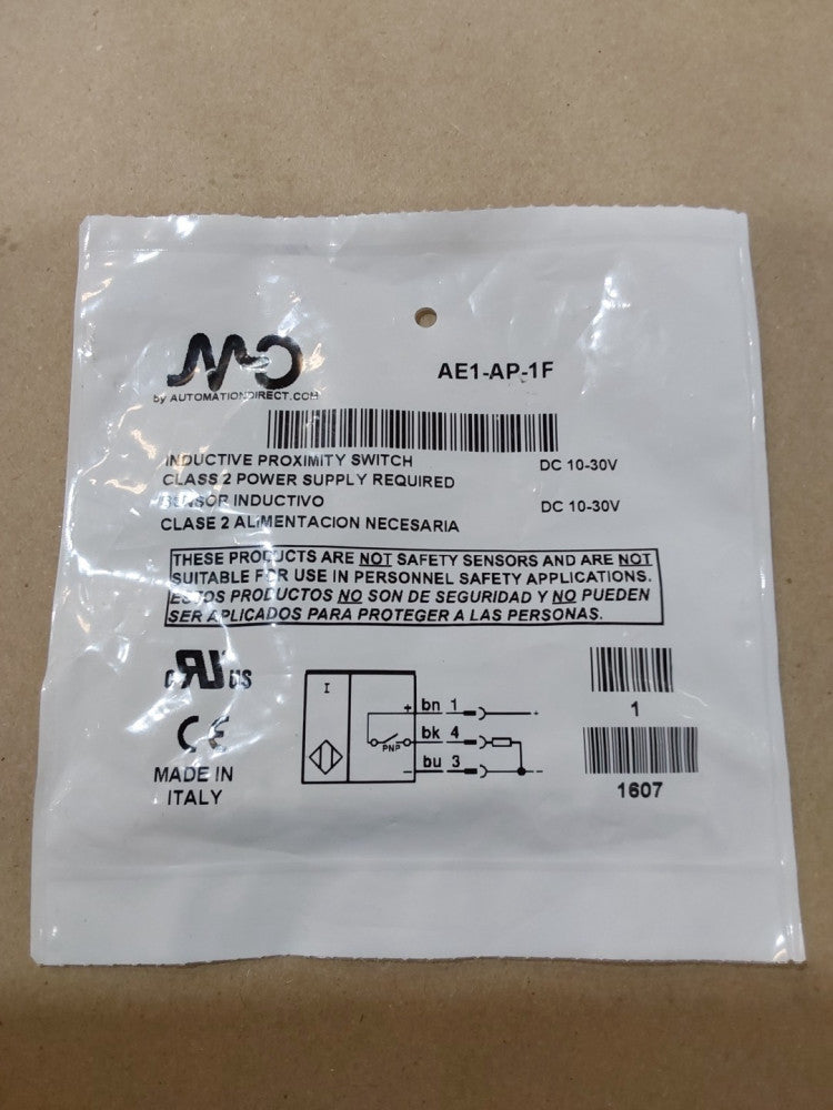 AUTOMATION, AE1-AP-1F INDUCTIVE PROXIMITY SWITCH