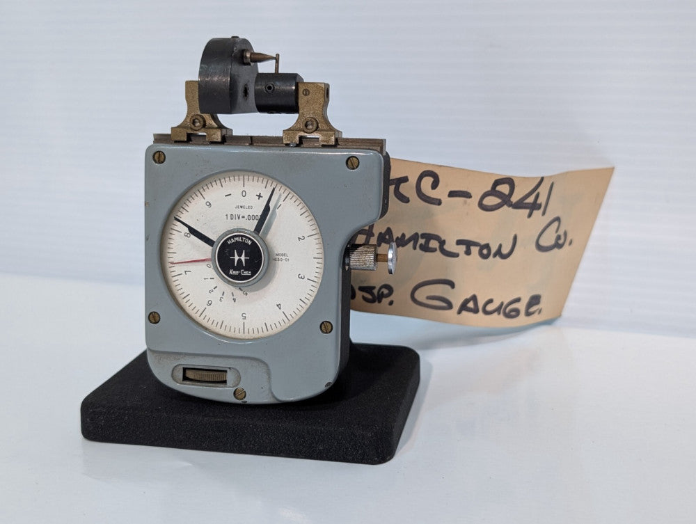 Hamilton HE50-01 Kwik Chek Gauge - Bench Comparator, Measuring Device .0001 Inch