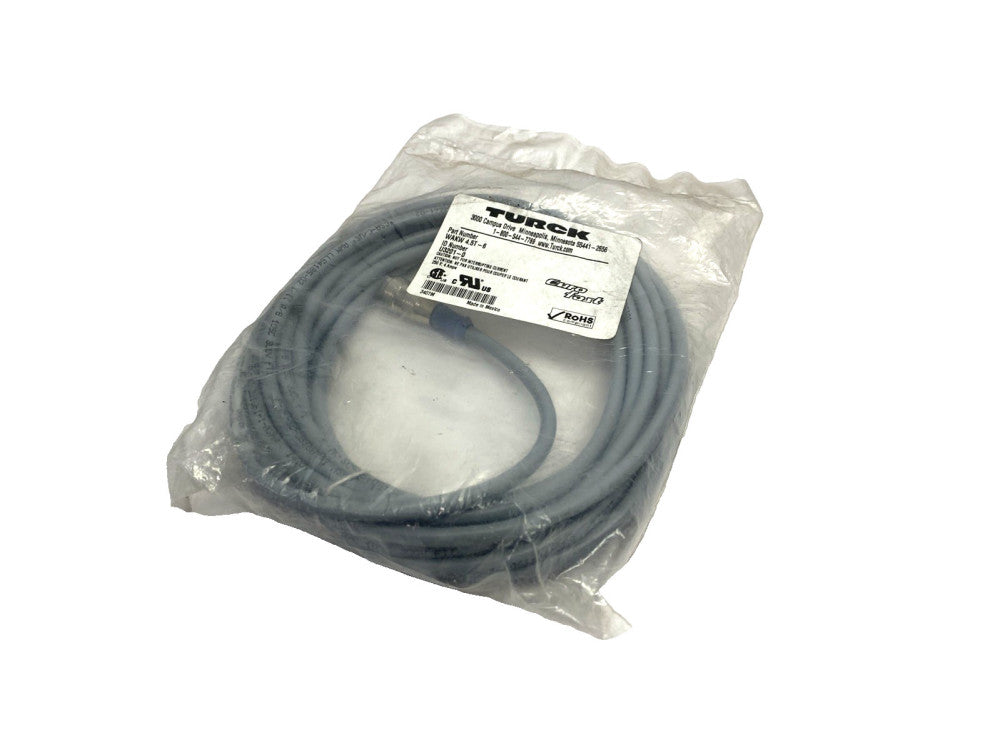 Turck WAKW 4.5T-6 Cordset M12 Female 5-Pin 6m U3201-0