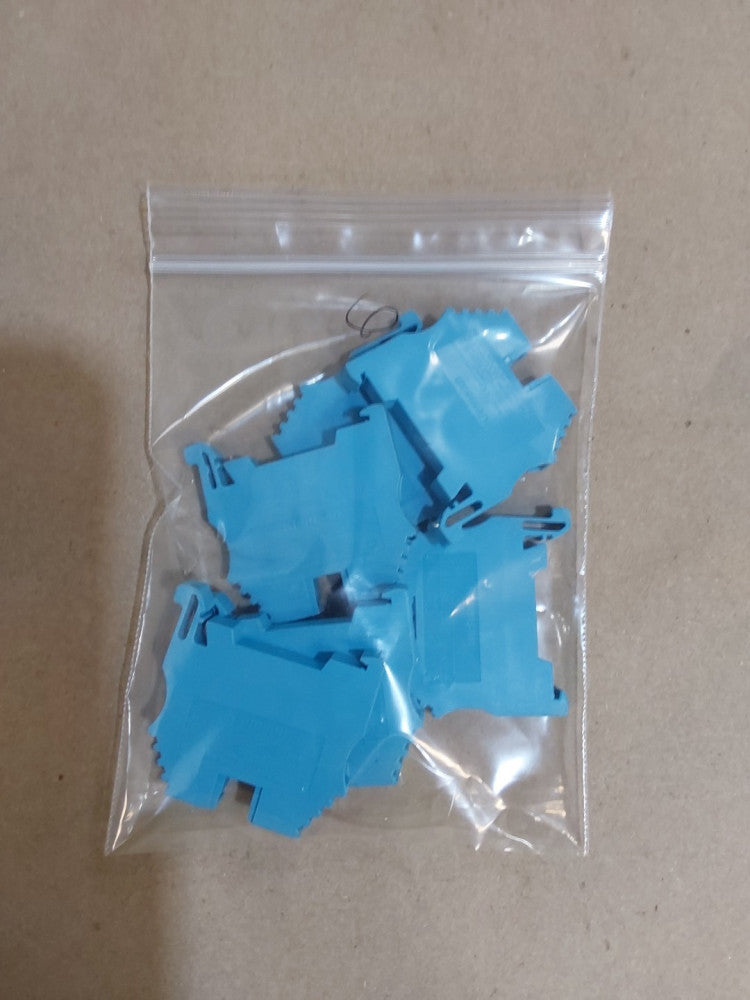 Lot of 6 Klemsan AVK4 Terminal Blocks, 750V 32A, 600V 30A AWG 26-10