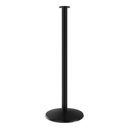 Visiontron St601s-Ba Flat Top Rope Post,Black Aluminum