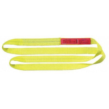 Lift-All En2602dx8 Web Sling, Type 5, 8 Ft L, 2 In W, Polyester, Yellow
