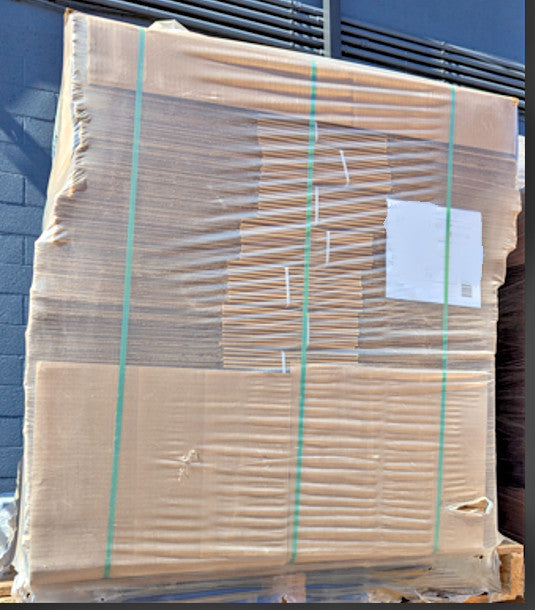 120-SKID 24” x 24” x 10" Corrugated Boxes 200 LB. TEST Single Wall S-4908
