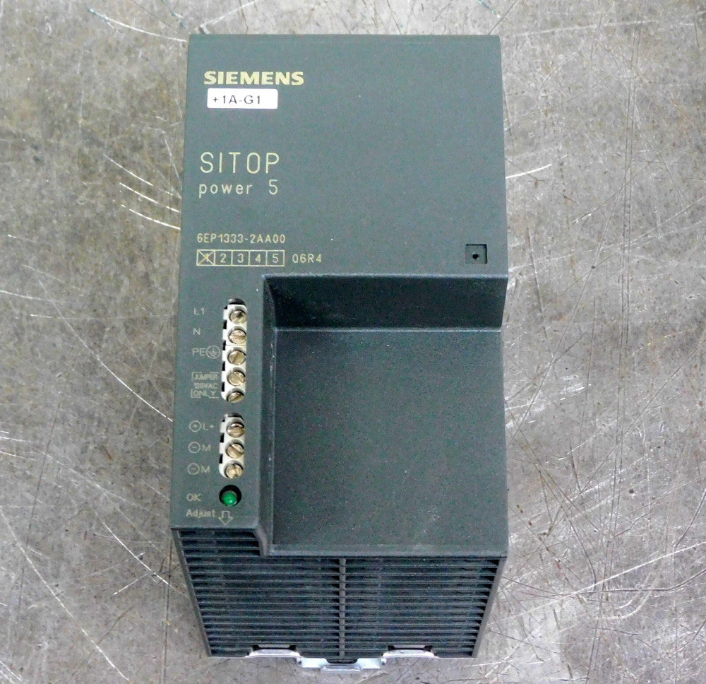Siemens 6EP1333-2AA00 Stabilized Power Supply 230V AC 24V DC 1.3-5A