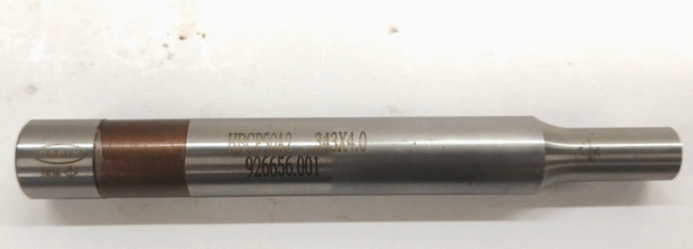 DANLY HBCP50A2 .343 X 4.0 PUNCH 926656.001 GRADE A2 SHAFT DIA 1/2 OAL 4 IN.