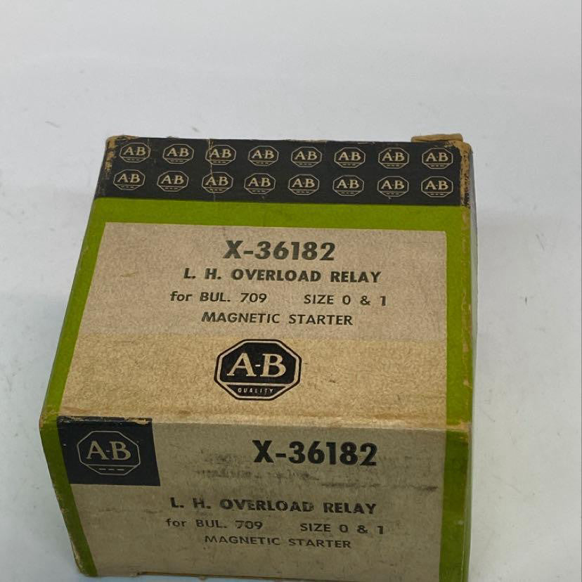 Allen Bradley X-36182 Overload Relay Magnetic Starter