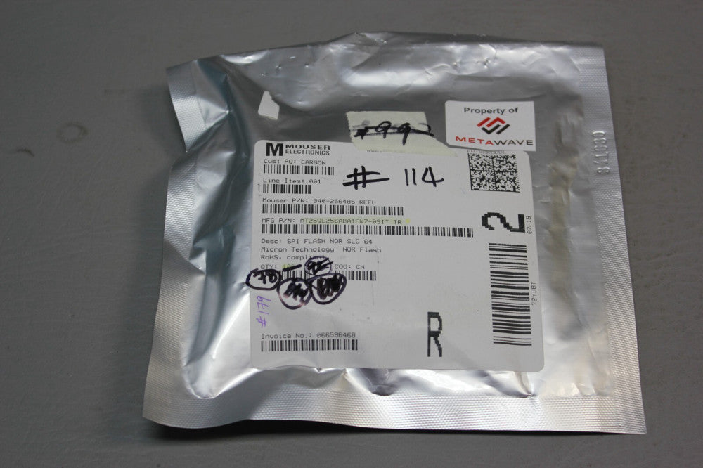MICRON MT25QL256ABA1EW7-0SIT TR IC MEMORY FLASH 256MBIT SPI 8WPDFN QTY 78
