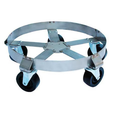 Zoro Select 6Fvj0 Drum Dolly,1100 Lb.,8-3/4 In H,55 Gal.