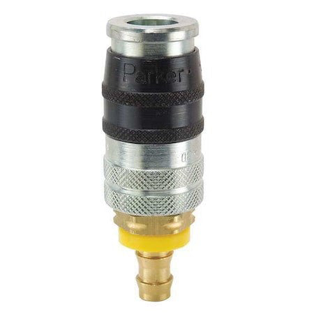 Parker Ez-501-8Pl Coupler Body,Steel,Push On,110 Cfm