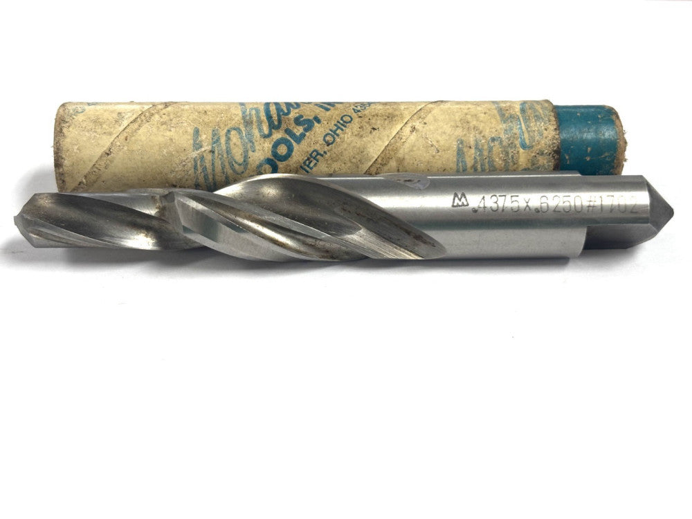 MOHAWK .4375 x .6250 #1702 END MILL 2 FLUTE, 3" FLUTE LENGTH, OAL: 4-5/8"