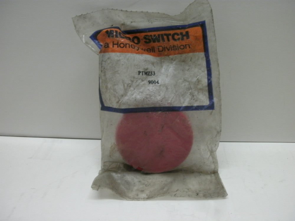 MICRO SWITCH PTMZ53 RED MUSHROOM CAP FOR PUSHBUTTON NEW IN BAG