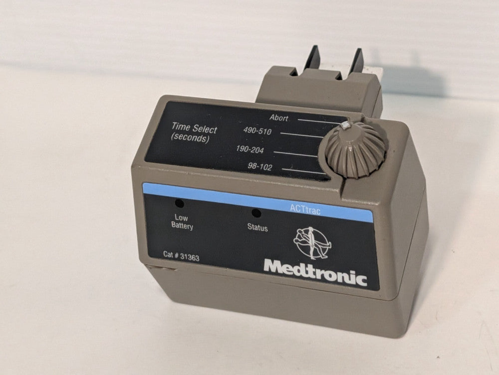 Medtronic 31363 Electronic Control ACTtrac Coag Analyzer with Case for Act Plus