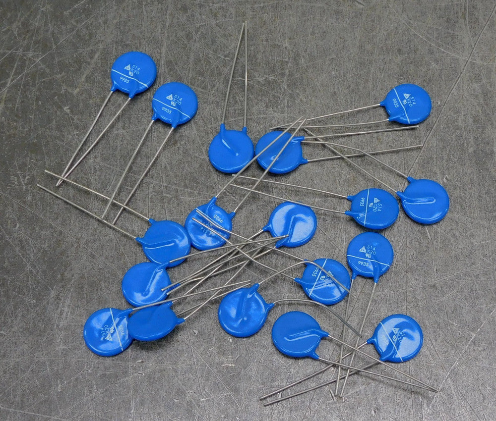 Siemens S14K20 Metal Oxide Disc Varistor 20V 14mm Lot of Eighteen (18)